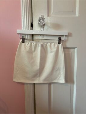 Edikted White Mini Skirt